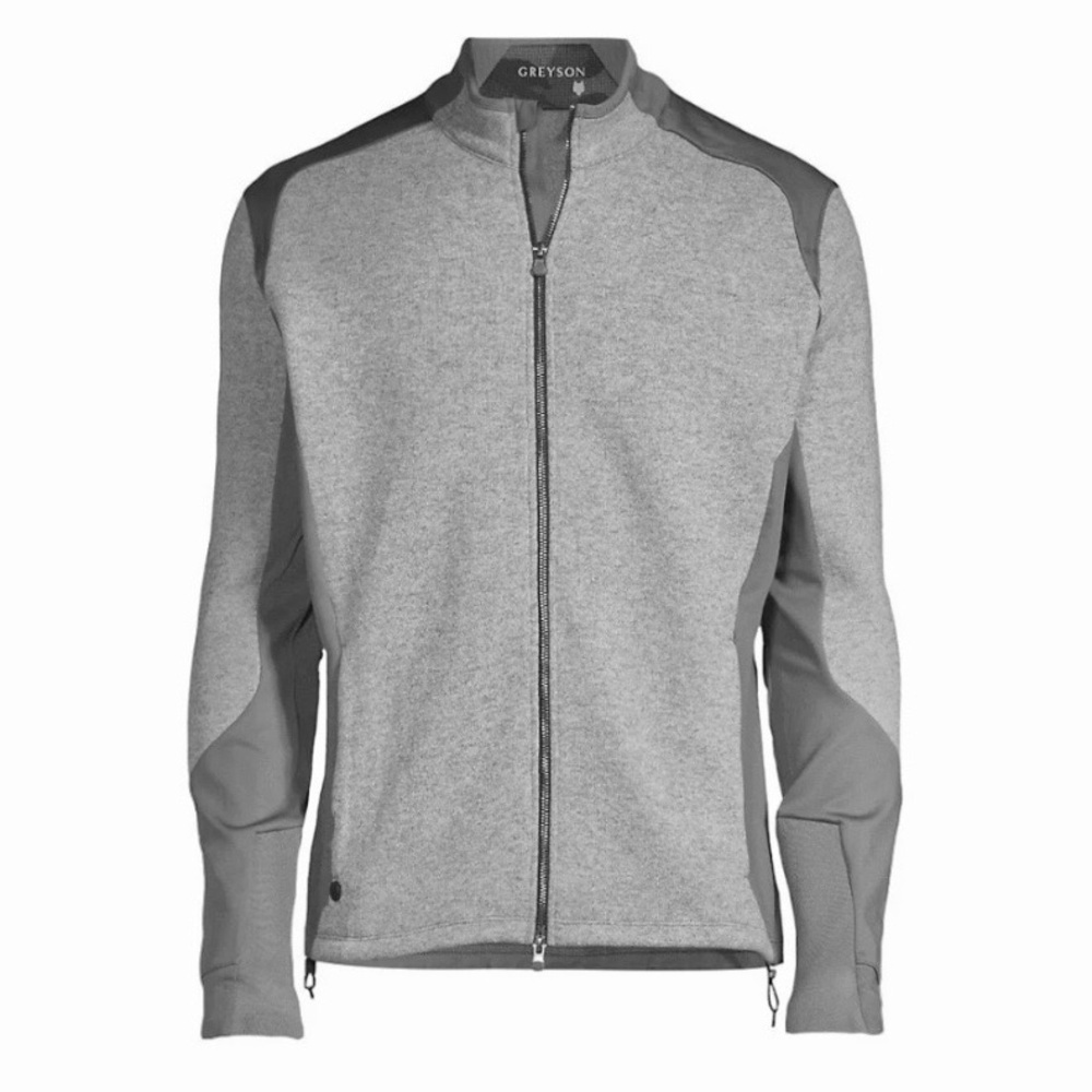 Greyson Sequoia Luxe Hybrid Jacket Size Large Gray Full Zip